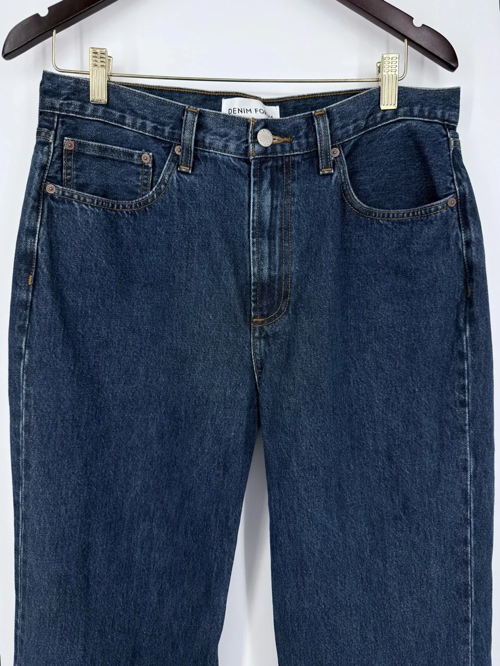 Denim Forum Aritzia The 90s Iggy Lo-Rise Baggy Jeans Dark Wash Size 29